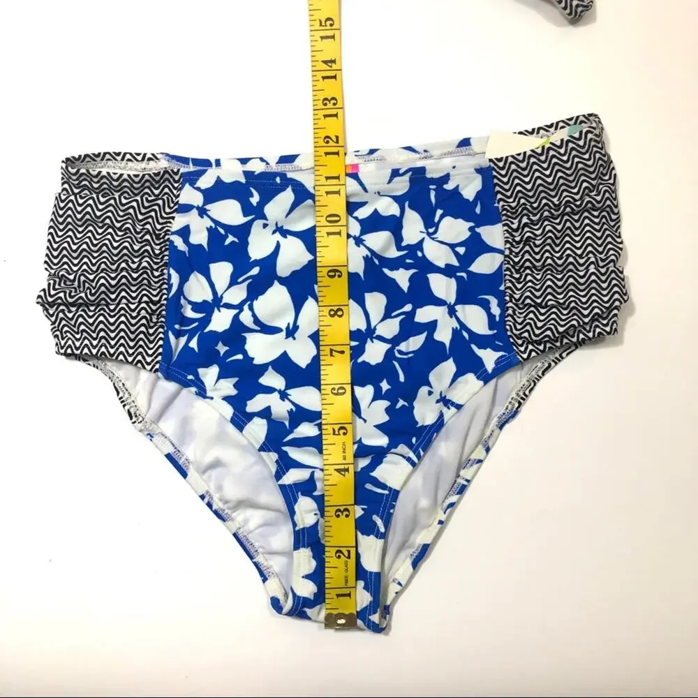 Raisins Santa Barbara high waist 2 piece swimsuit Medium